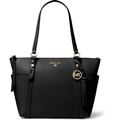 black michael kors tote|michael kors sullivan medium tote.